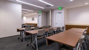 Workplace Interior Design Superior Energy Houston Operable Wall Partly closed