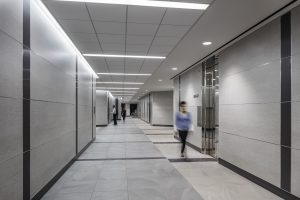 Architecture Building Repositioning Corporate Interior Design 1415 Louisiana Houston Elevator Lobby