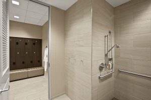 ADA Compliant Locker Room Shower