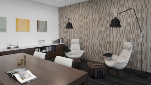 Corporate Interior Design Hedge Fund Lounge Seating