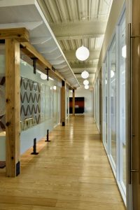 Non-Profit Corporate Interior Design Houston Cypress Timber Beams