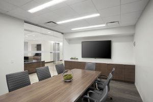 NEWFIELD EXPLORATION Corporate Interior Design Conference Room Linear Lighting