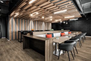 Corporate Interior Design Aptim The Woodlands Breakroom Seating