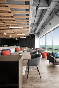 Corporate Interior Design Aptim The Woodlands Breakroom Seating