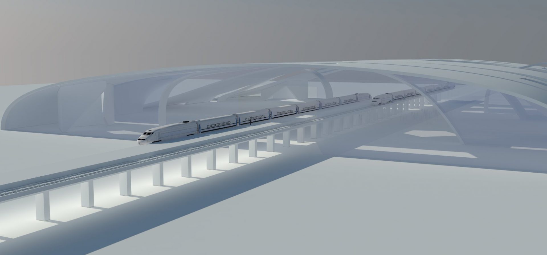 Bullet Train Station Concepts