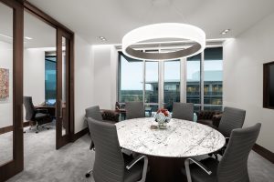 Corporate Interior Design Newfield Exploration Executive Floor Small Meeting Room