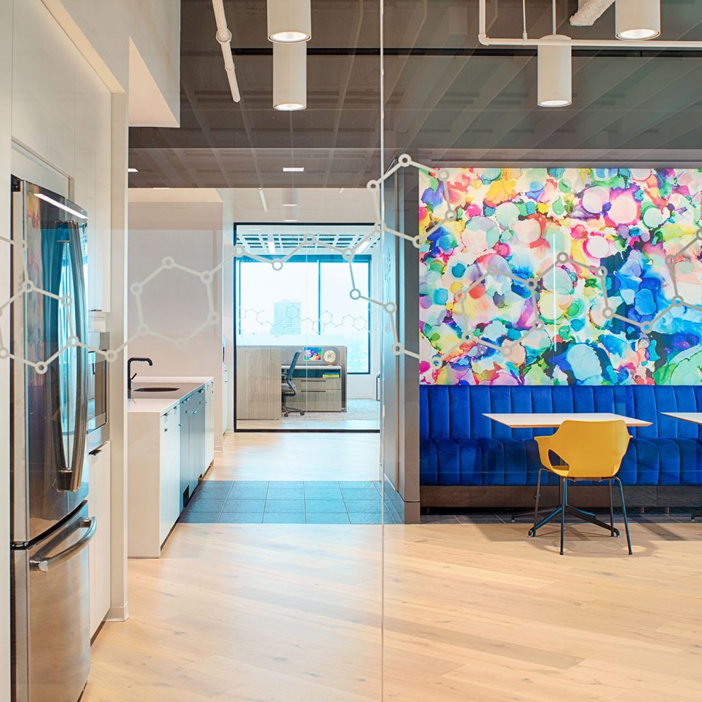NOVA CHEMICALS HOUSTON Corporate Interior Design Breakroom