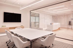 Corporate Interior Design Nova Chemicals Houston Conference Room White