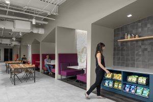 Corporate Technology Client AUSTIN Interior Design Break-Room
