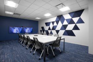 Corporate Technology Client AUSTIN Interior Design Conference-Room Navy