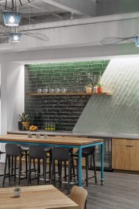 austin tech corporate office break room