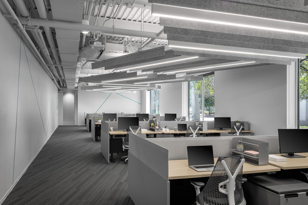 tech corporate office open space