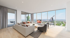 The Residences at The Allen Living Room