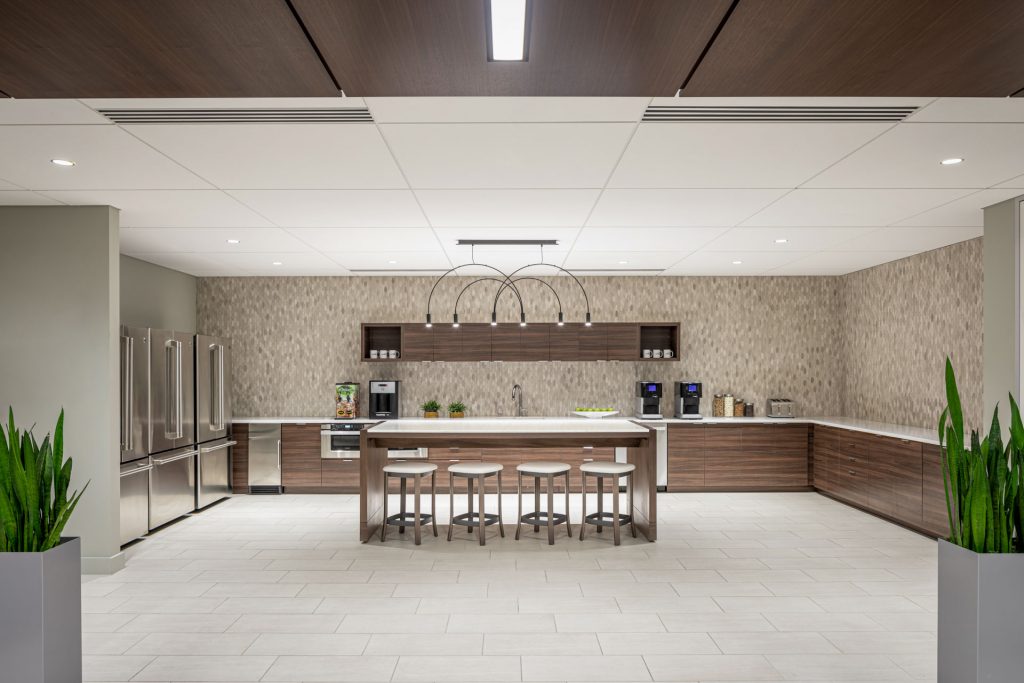 CENTENNIAL RESOURCE DEVELOPMENT DENVER Corporate Interior Design Breakroom