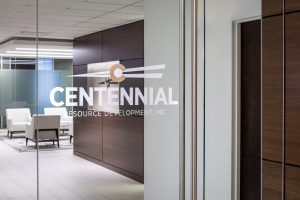 Centennial Resource Development Denver Door Glazing Decal