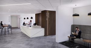 410 17th Street Amenity Center Beverage Bar Design Denver Colorado Low Res