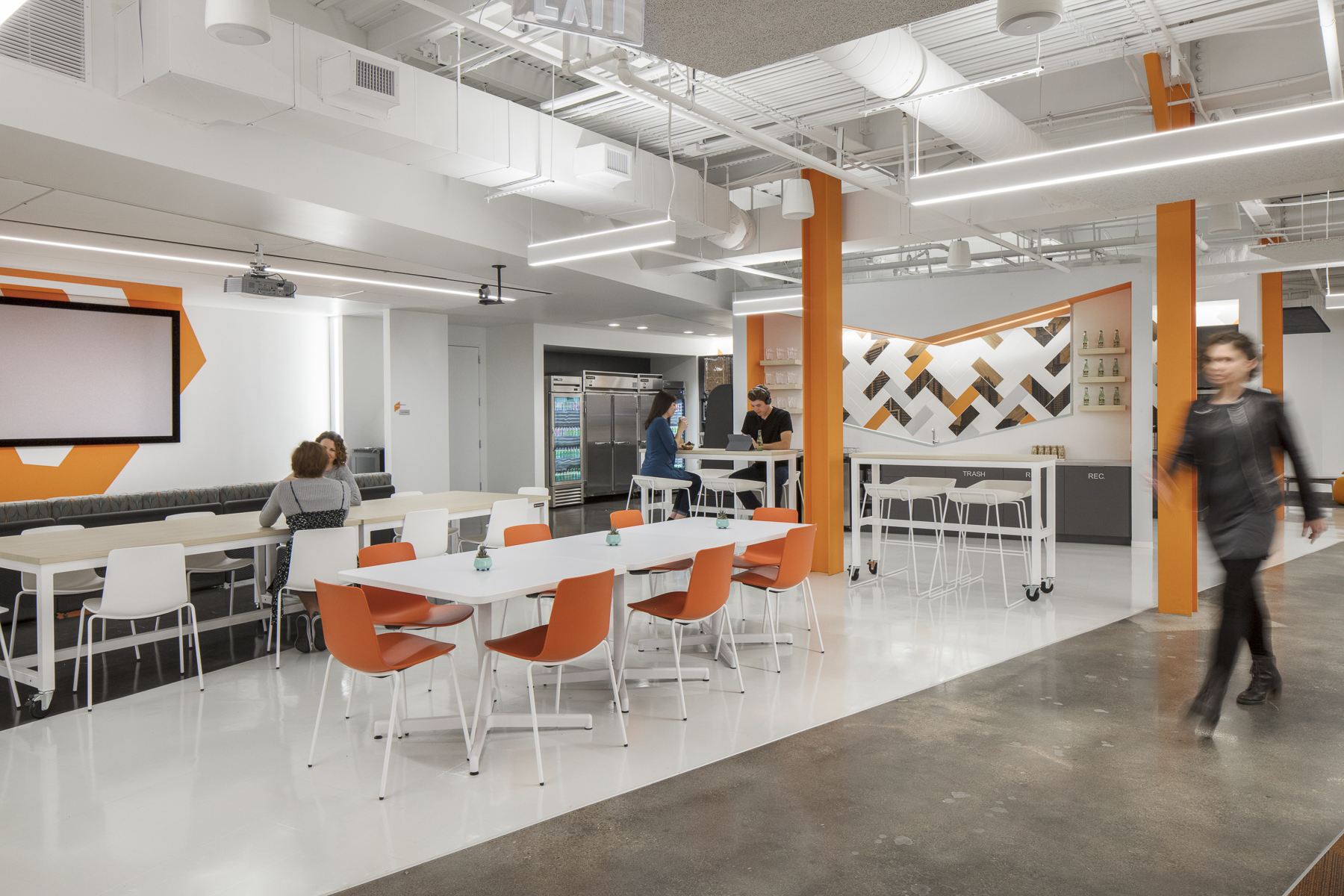 Corporate Technology Interior Design Magento Austin Brearkroom Seating Options