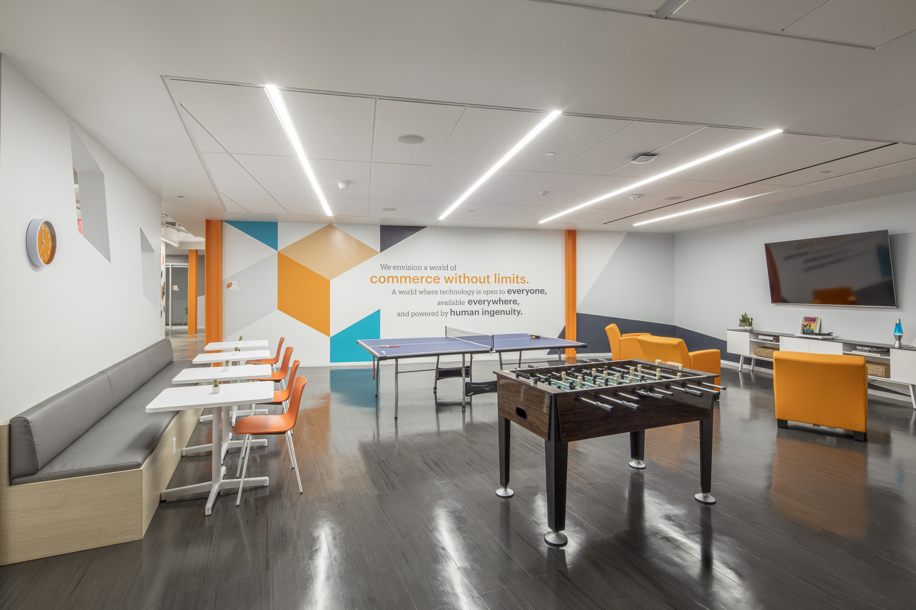 Corporate Technology Interior Design Magento Austin Breakout Space