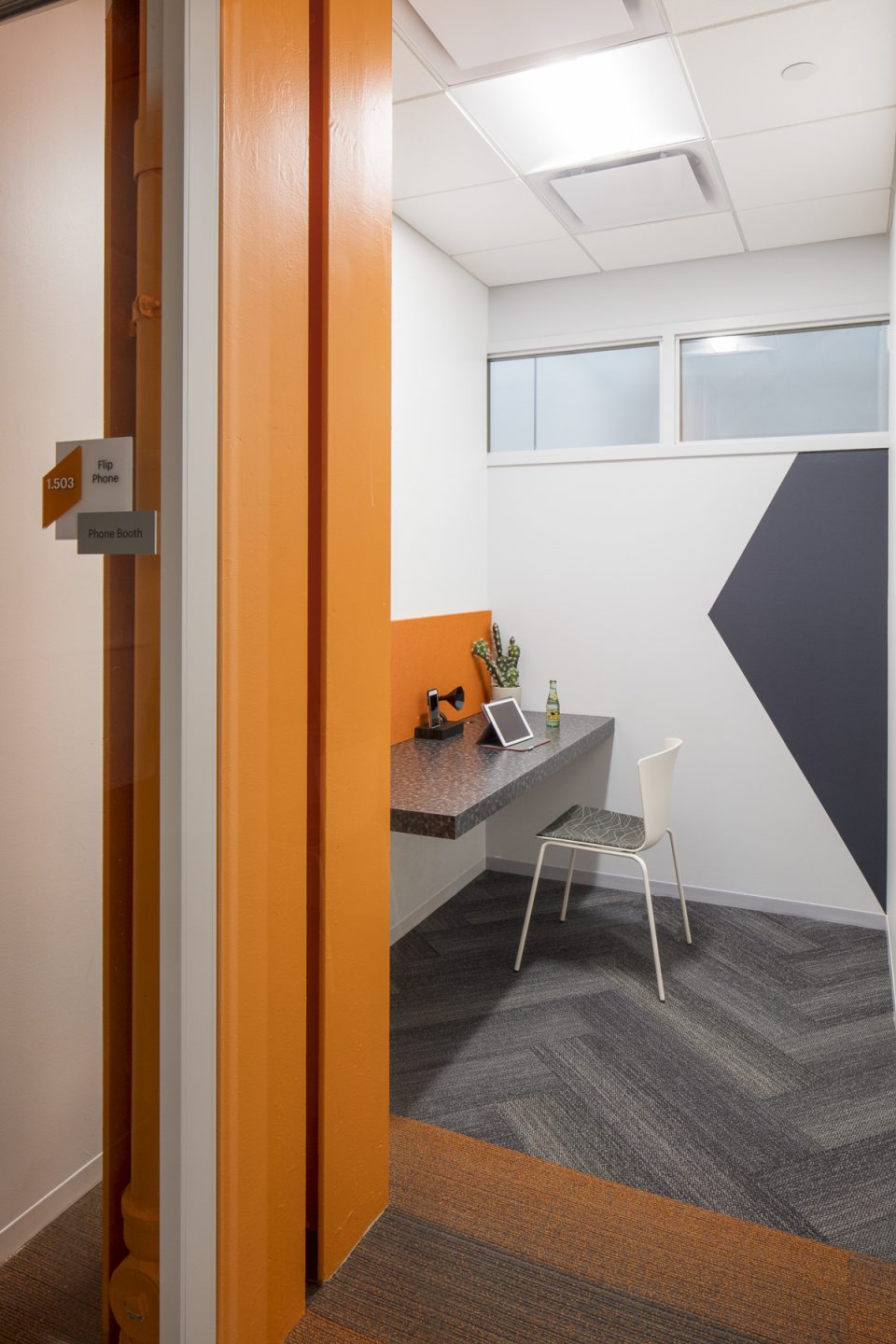 Corporate Technology Interior Design Magento Austin Private Phone Room