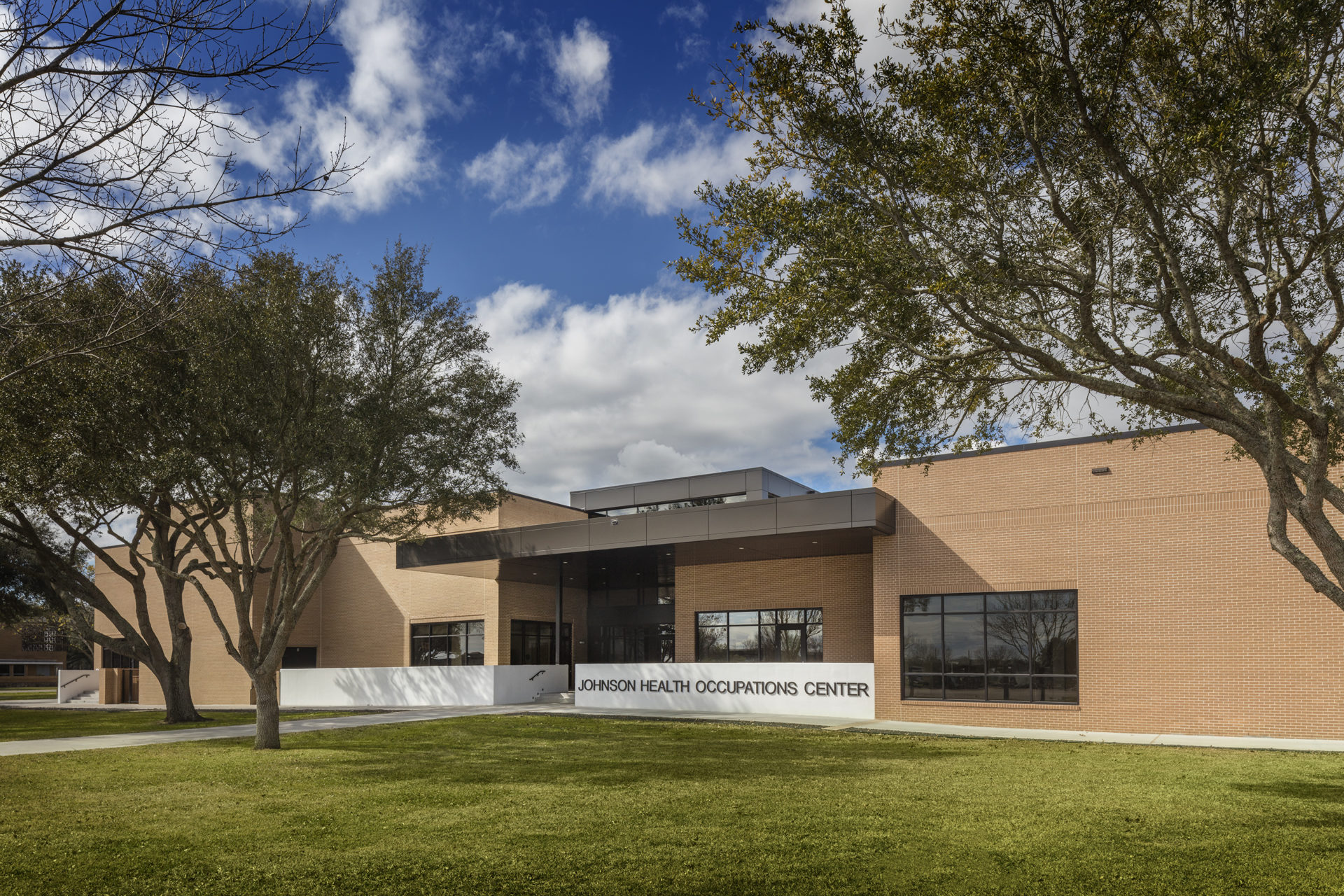 Architecture Education Design Wharton County Junior College Johnson Building Houston Front Facade Site