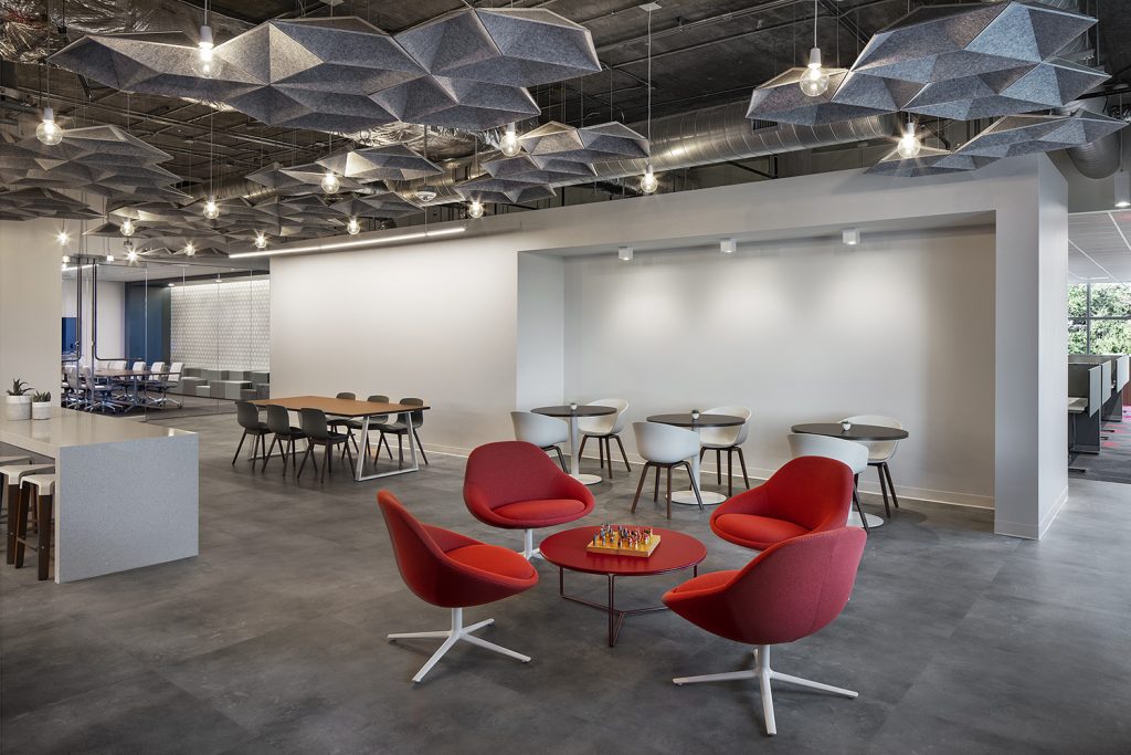 CERITY Corporate Insurance Design Break Room Seating