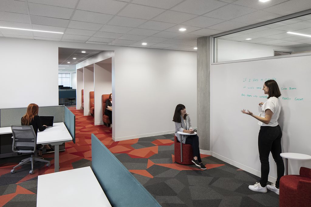 CERITY Corporate Insurance Design Break Out Space with people
