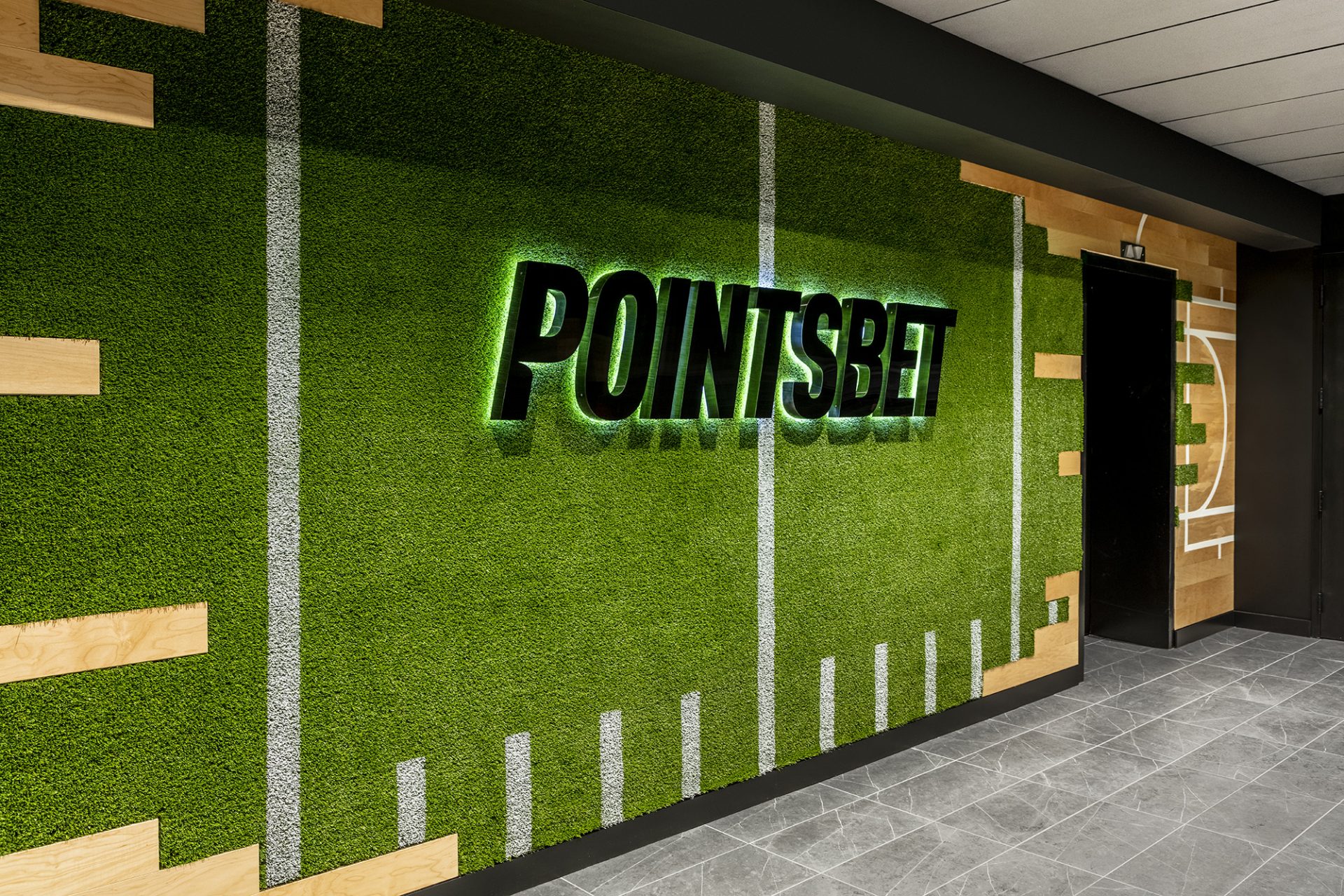 Pointsbet Corporate Logo Wall