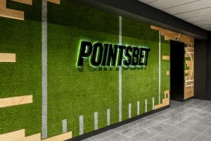 POINTSBET Corporate Interior Design Logo Wall