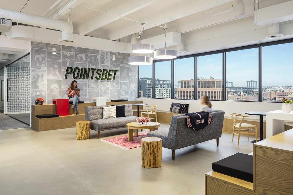 POINTSBET Corporate Interior Design Lounge