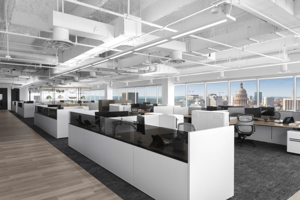Open Office Design Austin Texas Capitol View