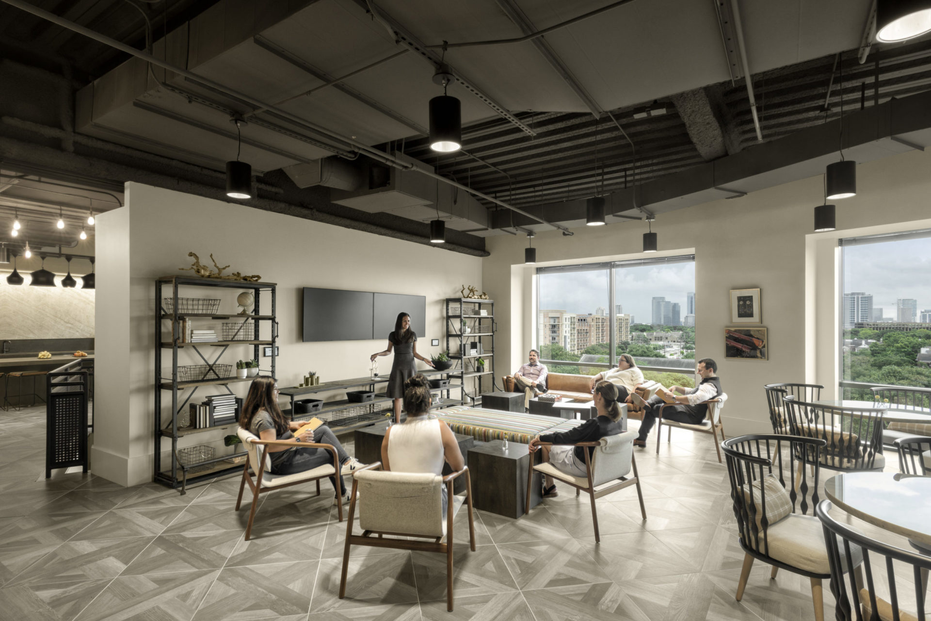 Encino Energy_Multifunction Space Design with people