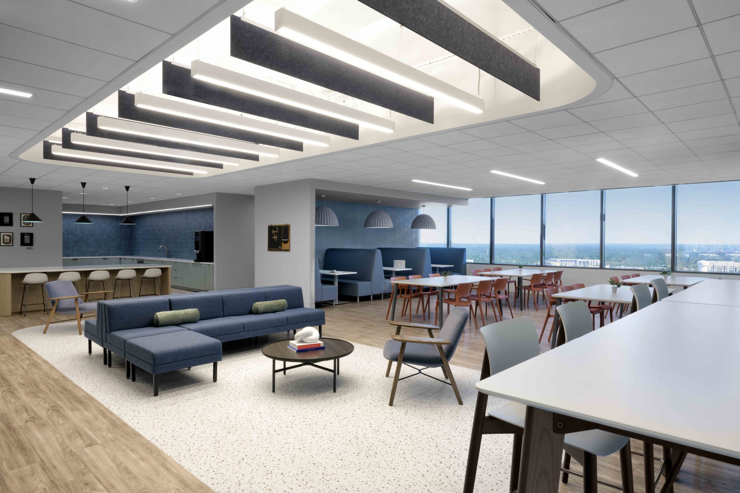 Kraton Corporate Interiors Large Break Room - Abel Design Group
